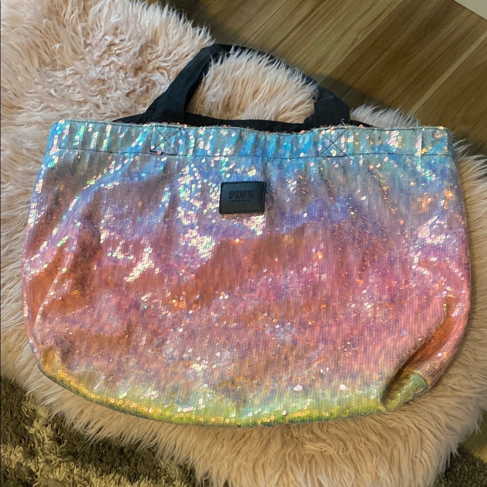 Victoria’s Secret PINK sequined Tote Bag